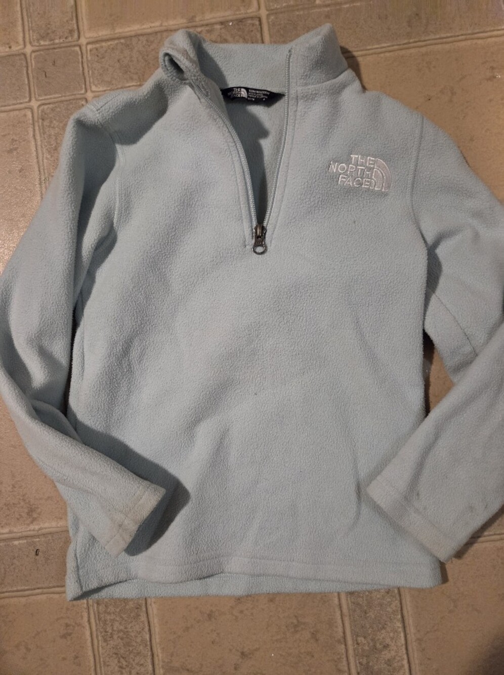 The North Face KifsLight Blue Quarter-Zip Fleece Pullover